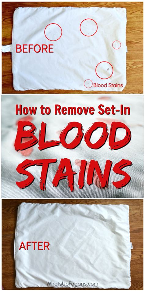 how to take fake blood off clothes|how to remove dried blood from fabric.